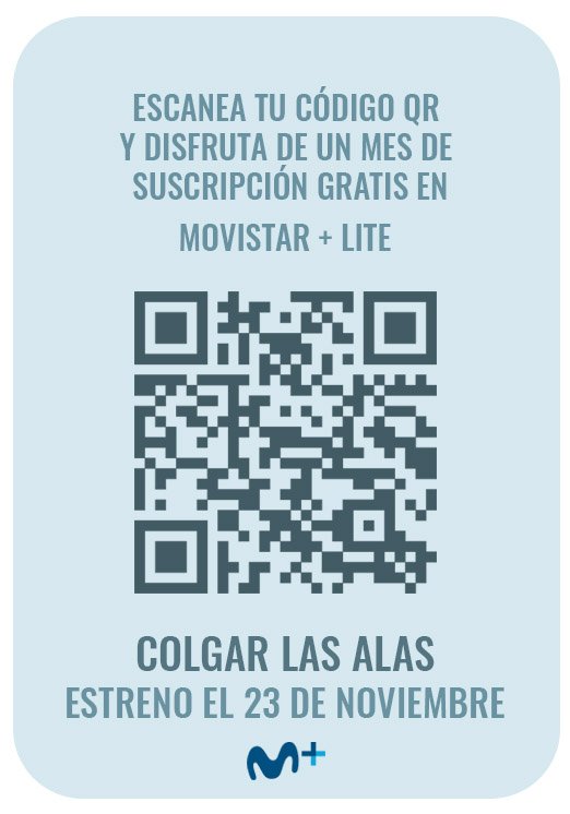 Backside promotional QR card created for Movistar+ campaign proposal inspired by Iker Casillas documentary release.