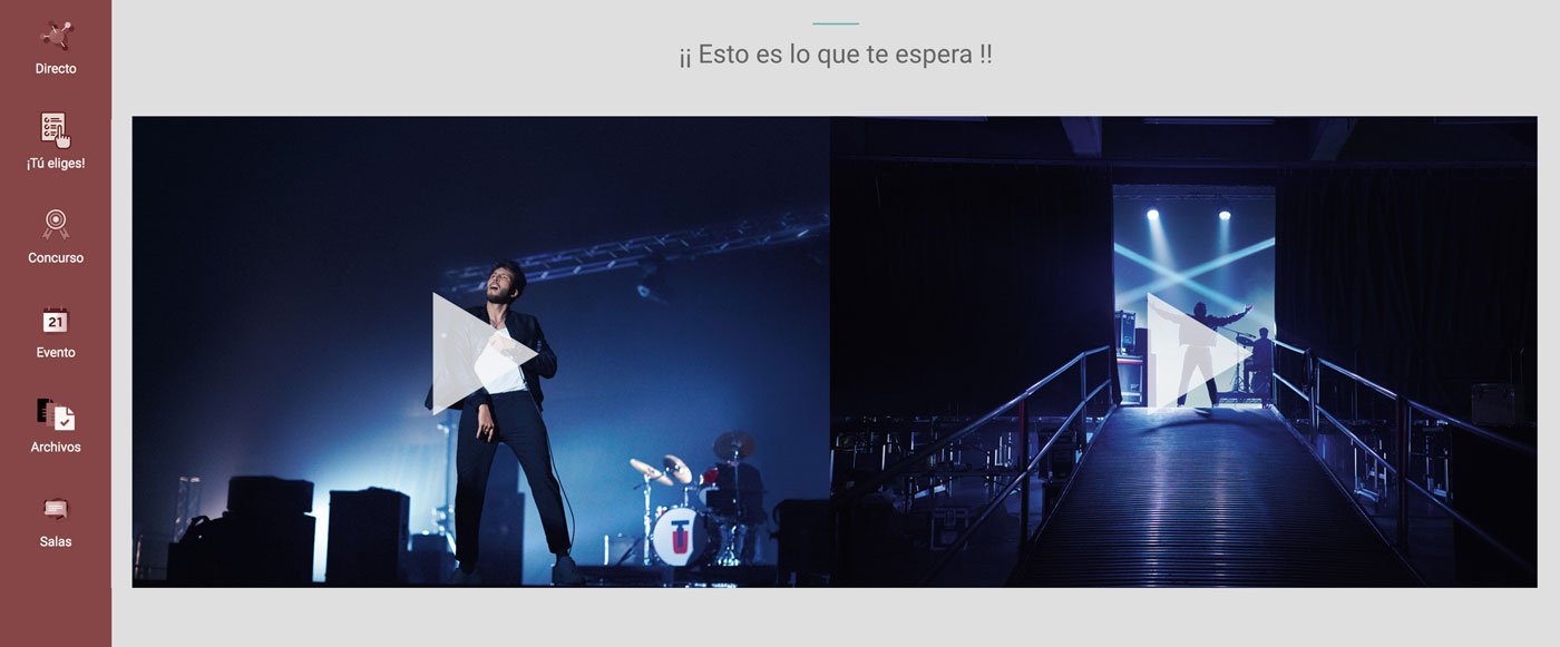 Live performance visuals from Tommy Hilfiger Impact event featuring Sebastián Yatra.